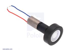 14×4.5mm wheel pair for sub-micro plastic gearmotors on a motor